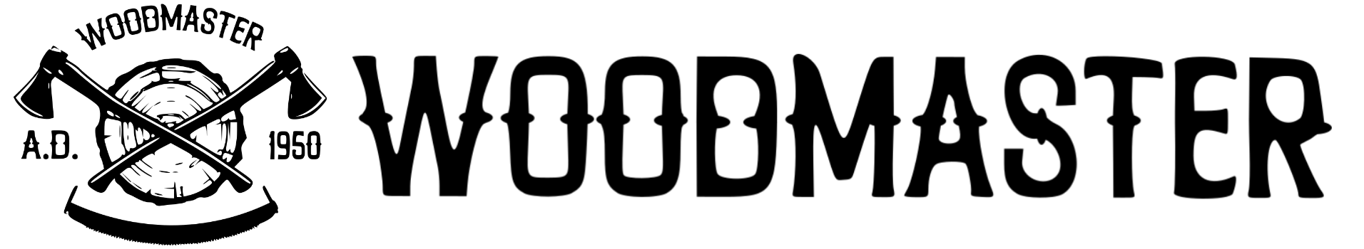 Logo witryny Woodmaster- producenta gontów drewnianyc, ciętych i łupanych